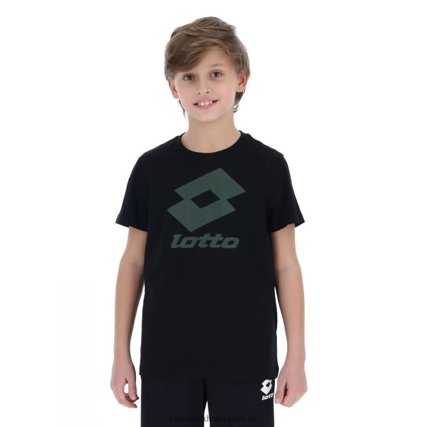 barn smart b ii tee js Lotto helt svart D8R6841141