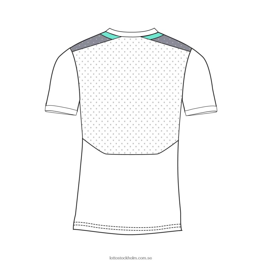 barn topp b iv tee 1 Lotto ljus vit/grön 929c D8R6841158