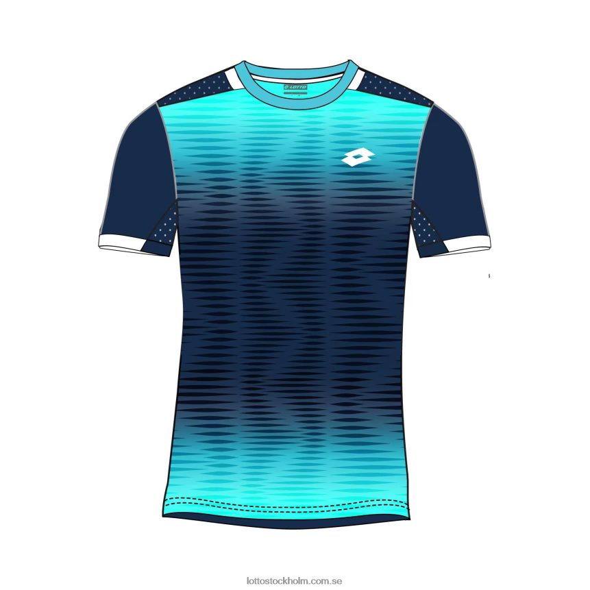 barn topp b iv tee 2 Lotto blå atoll/marinblå D8R6841163