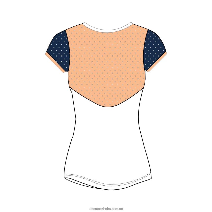 barn topp g iv t-shirt 1 Lotto ljus vit/orange beat D8R6841162