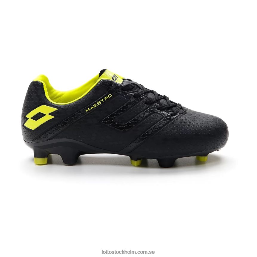 barn maestro 700 iv fg jr Lotto helt svart/akaciagrönt D8R6841103