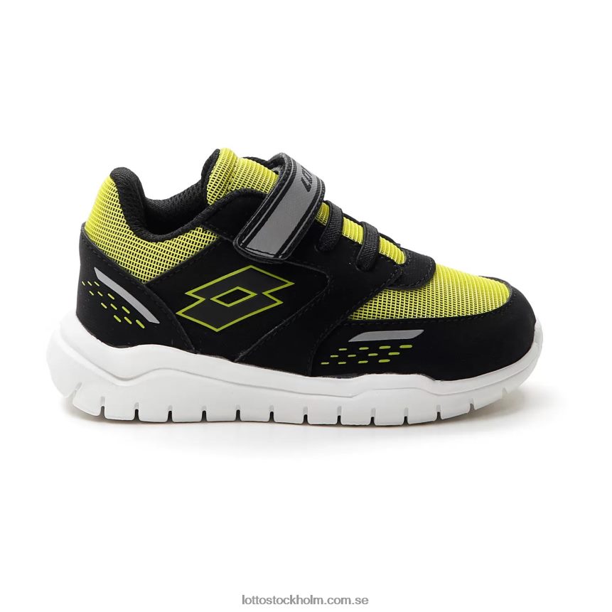 barn spacelite amf 2 ii inf s Lotto helt svart/akaciagrönt D8R6841096