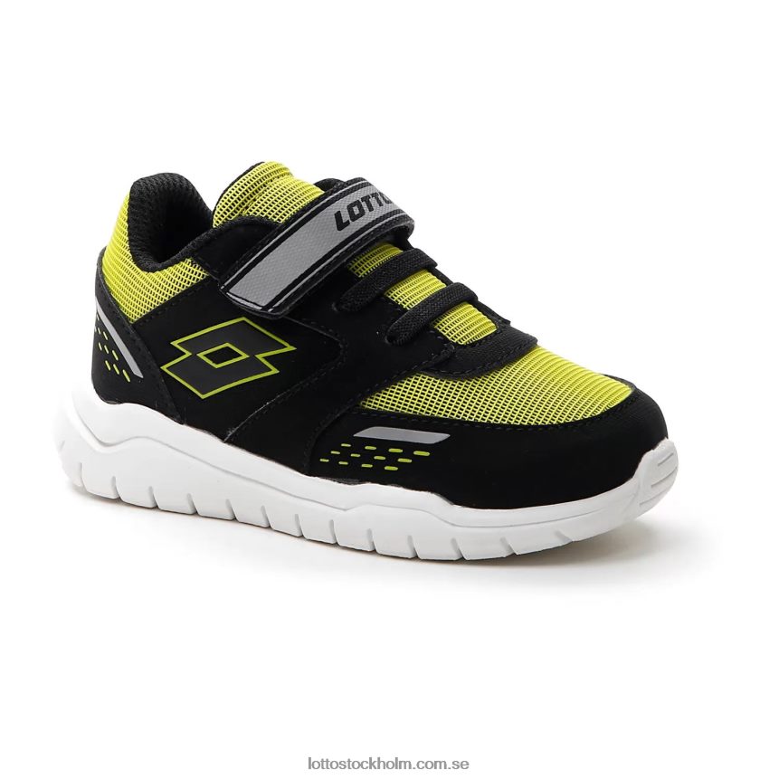 barn spacelite amf 2 ii inf s Lotto helt svart/akaciagrönt D8R6841096