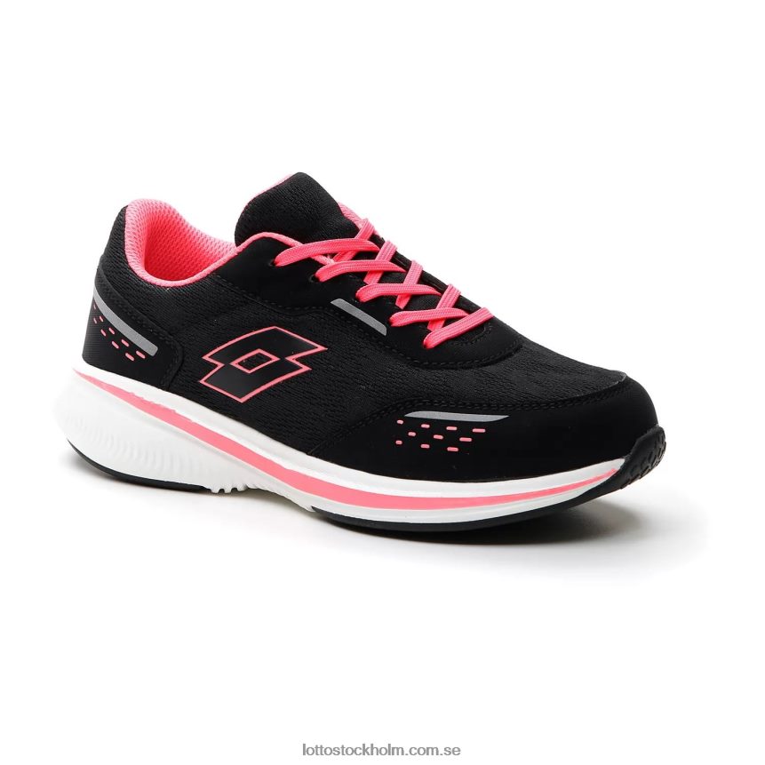 barn speedevo 600 amf jr Lotto helt svart/sval grå 11c/neon magenta D8R6841090