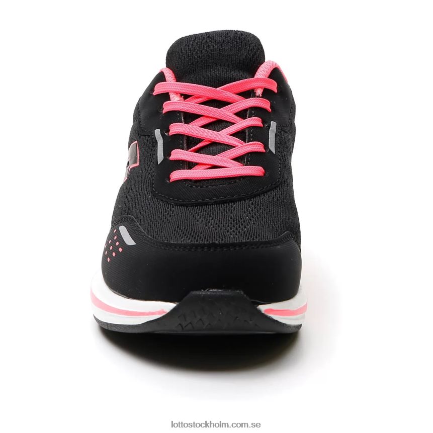 barn speedevo 600 amf jr Lotto helt svart/sval grå 11c/neon magenta D8R6841090