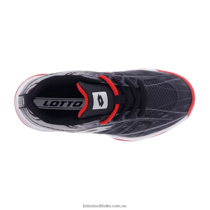 barn mirage 300 alr jr Lotto helt svart/helvit/lågröd D8R6841128