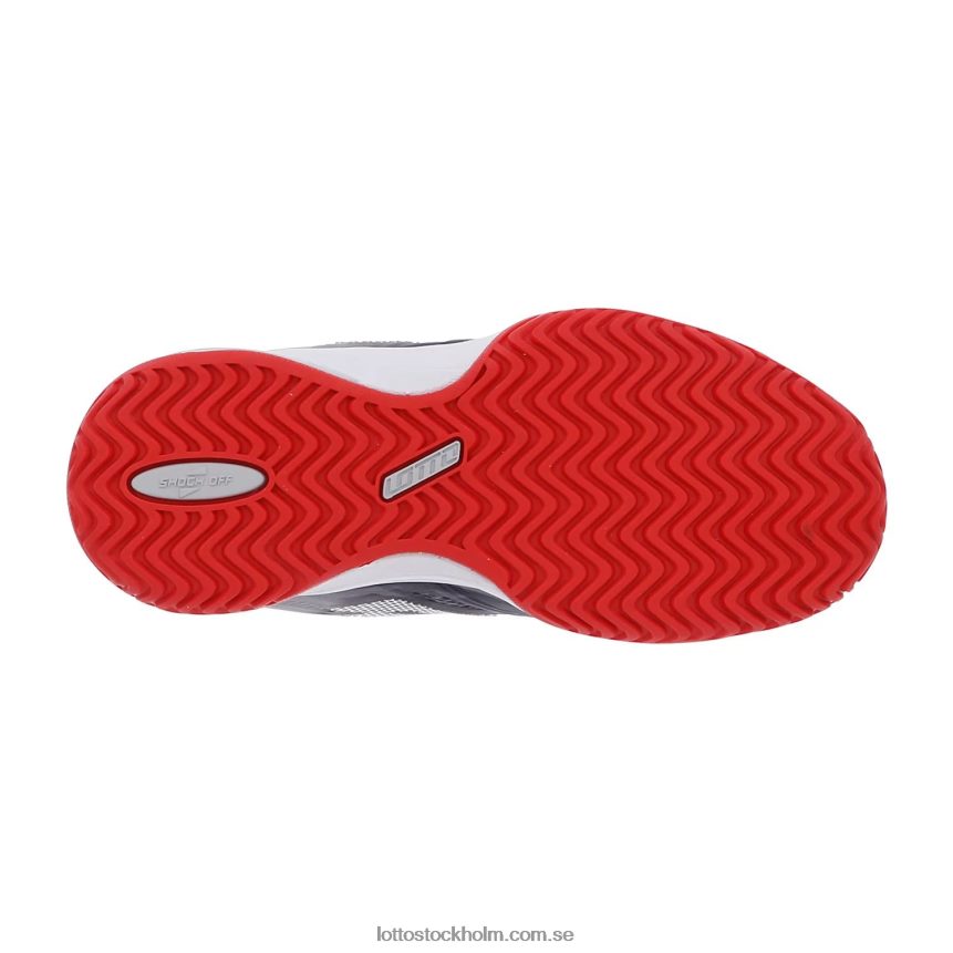 barn mirage 300 alr jr Lotto helt svart/helvit/lågröd D8R6841128