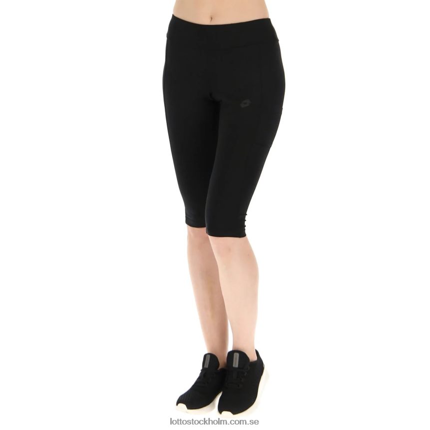 kvinnor multi sport mid-legging Lotto helt svart D8R6841362