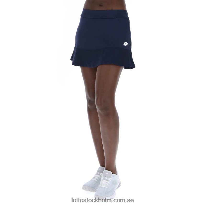 kvinnor marin squadra kjol Lotto marinblå D8R6841391