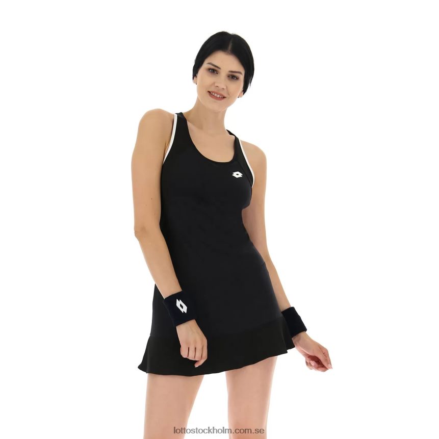 kvinnor squadra w ii dress pl Lotto helt svart D8R6841011