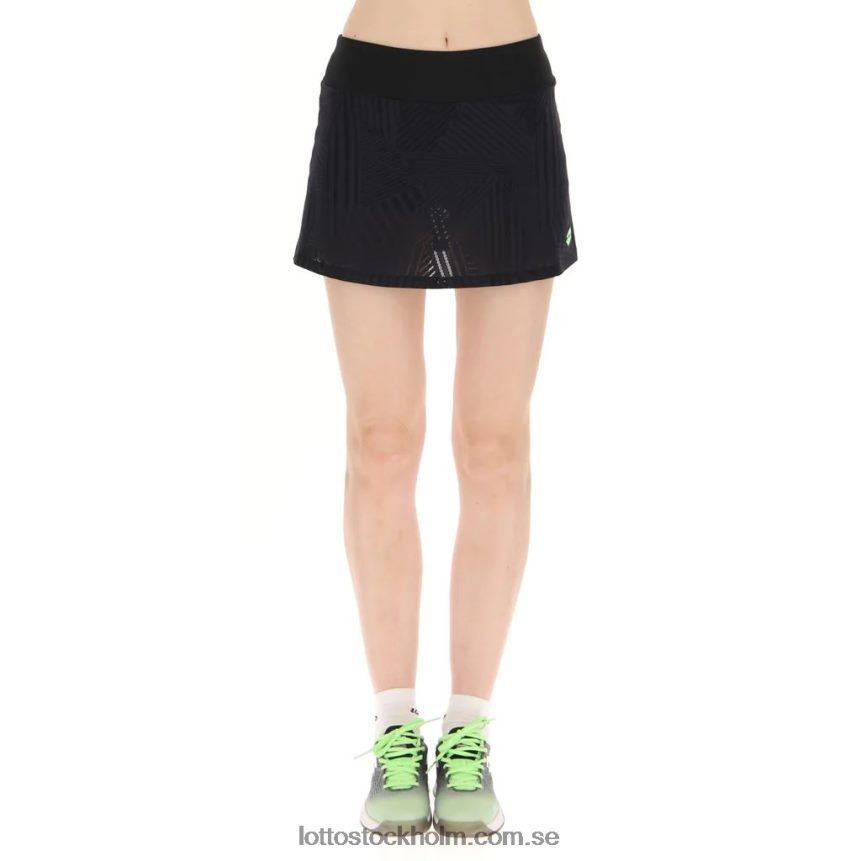 kvinnor svart superrapida kjol Lotto helt svart/grönt äpple neo D8R6841394