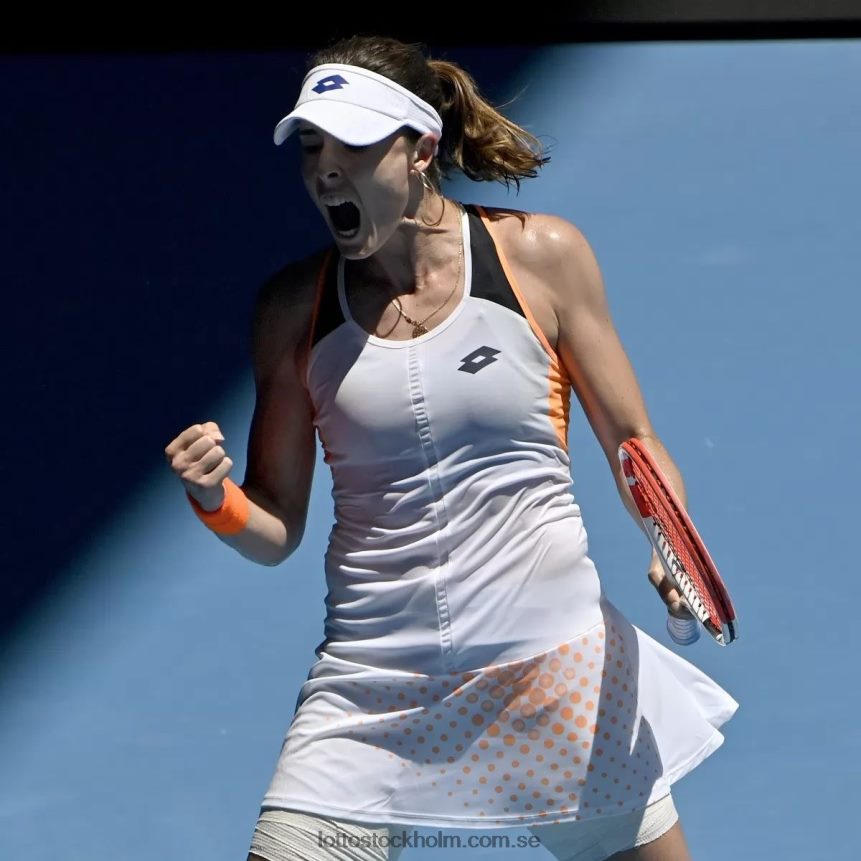 kvinnor topp med klänning 1 Lotto ljus vit/orange beat D8R6841003