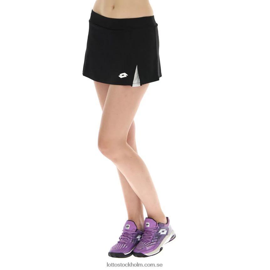 kvinnor topp tio w iii kjol pl Lotto helt svart D8R684989