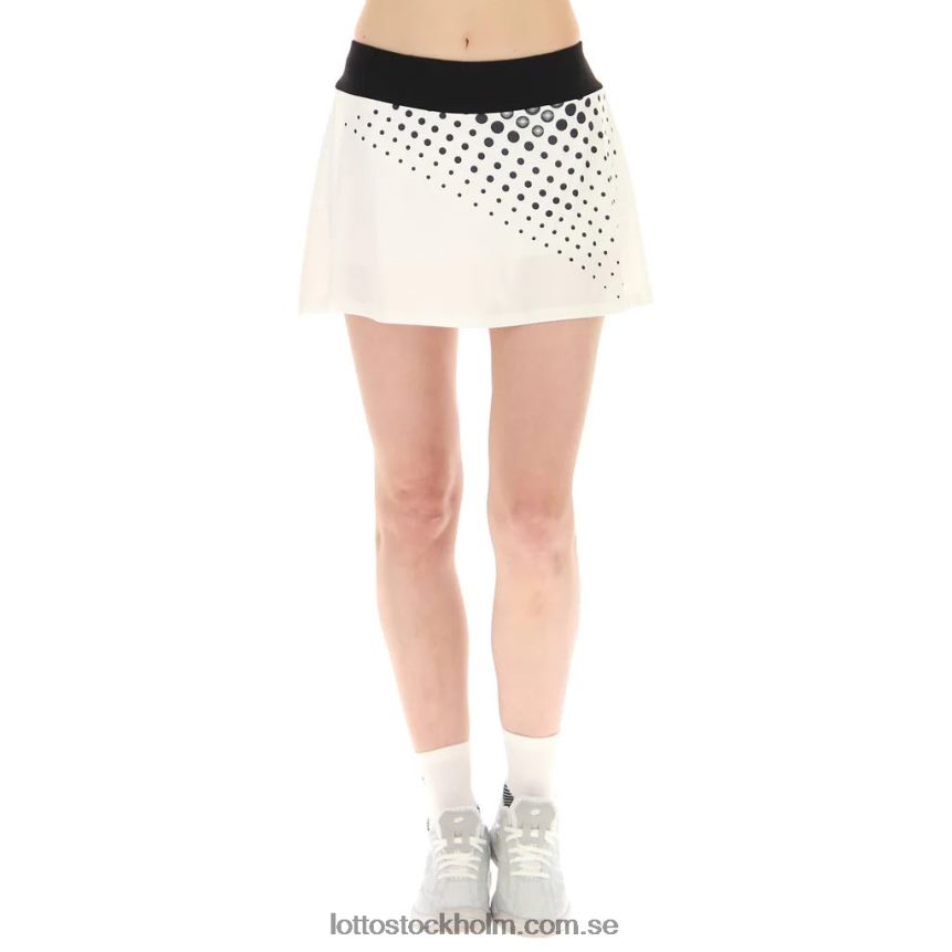 kvinnor vit och svart topp tio kjol Lotto ljus vit/helsvart D8R6841389