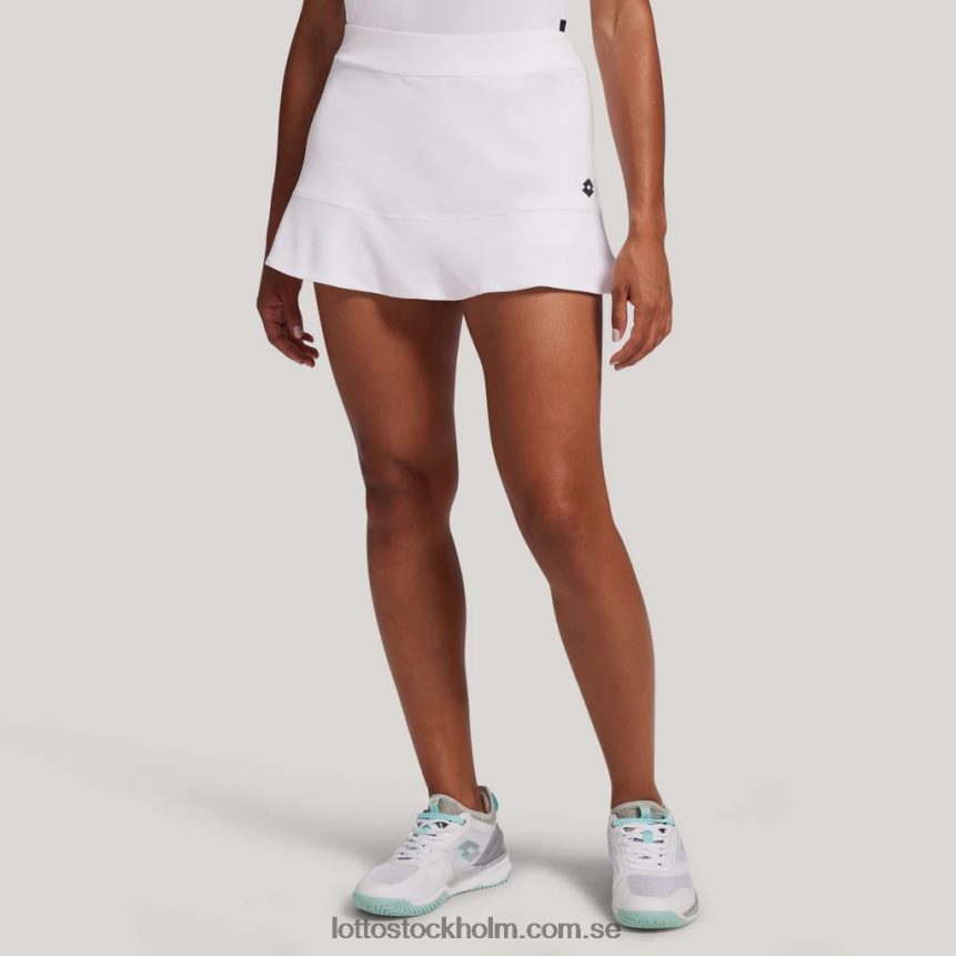 kvinnor vit squadra kjol Lotto kritvit D8R6841380