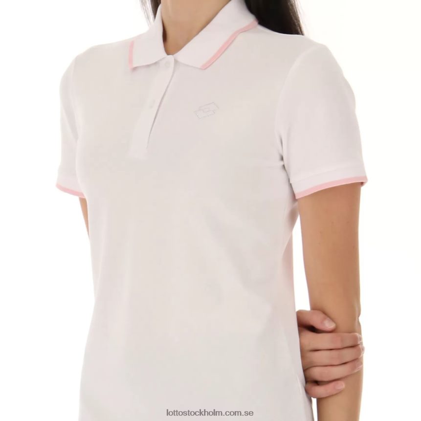 kvinnor polo classica w stc pq Lotto ljus vit/knappt rosa D8R684968
