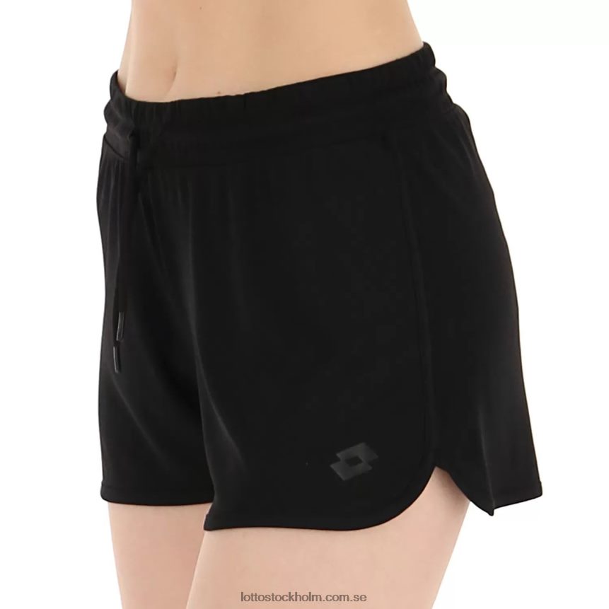 kvinnor msp w kort Lotto helt svart D8R6841024