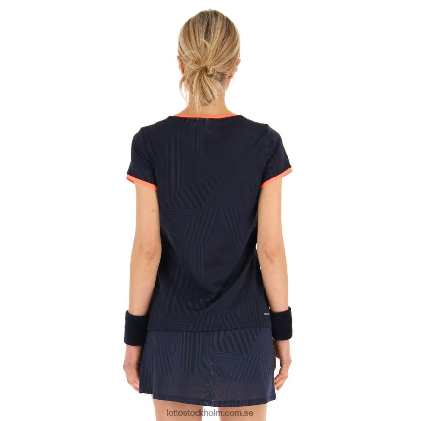 kvinnor marinblå superrapida t-shirt Lotto marinblå D8R6841330