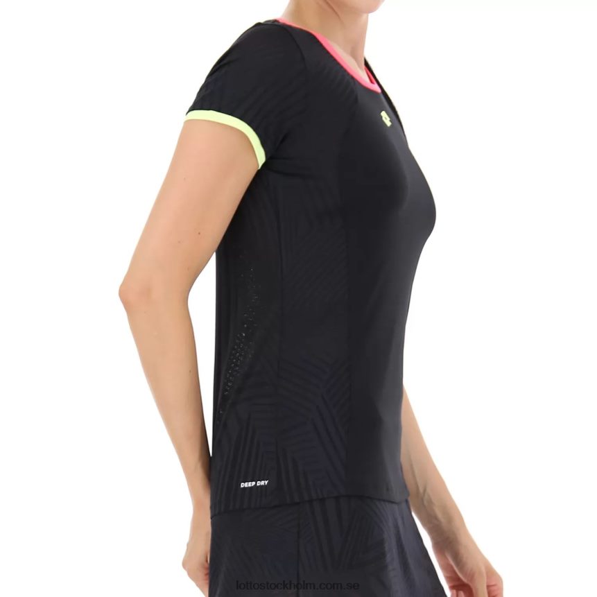 kvinnor superrapida w v tee pl Lotto helt svart D8R684934