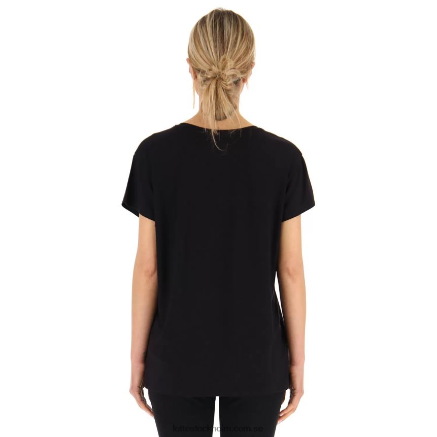 kvinnor tee indie w Lotto helt svart D8R684870