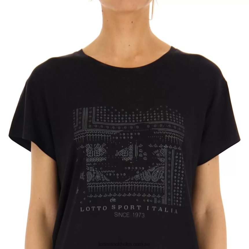 kvinnor tee indie w Lotto helt svart D8R684870