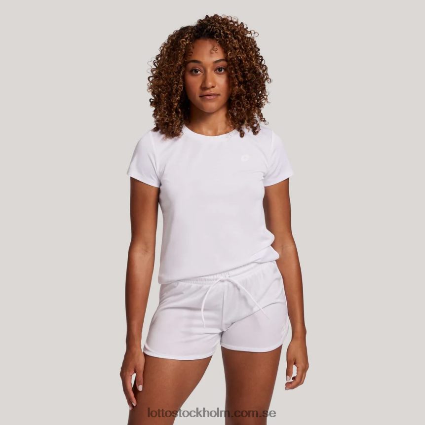 kvinnor vit multisport t-shirt Lotto kritvit D8R6841332