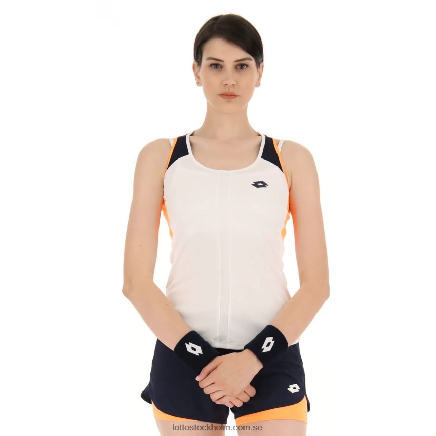 kvinnor övre w iv tank 1 Lotto ljus vit/orange beat D8R684986