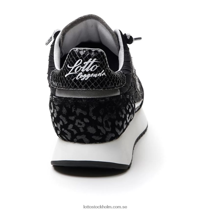 kvinnor kil w Lotto helt svart/tyngdkraftstitan D8R684699