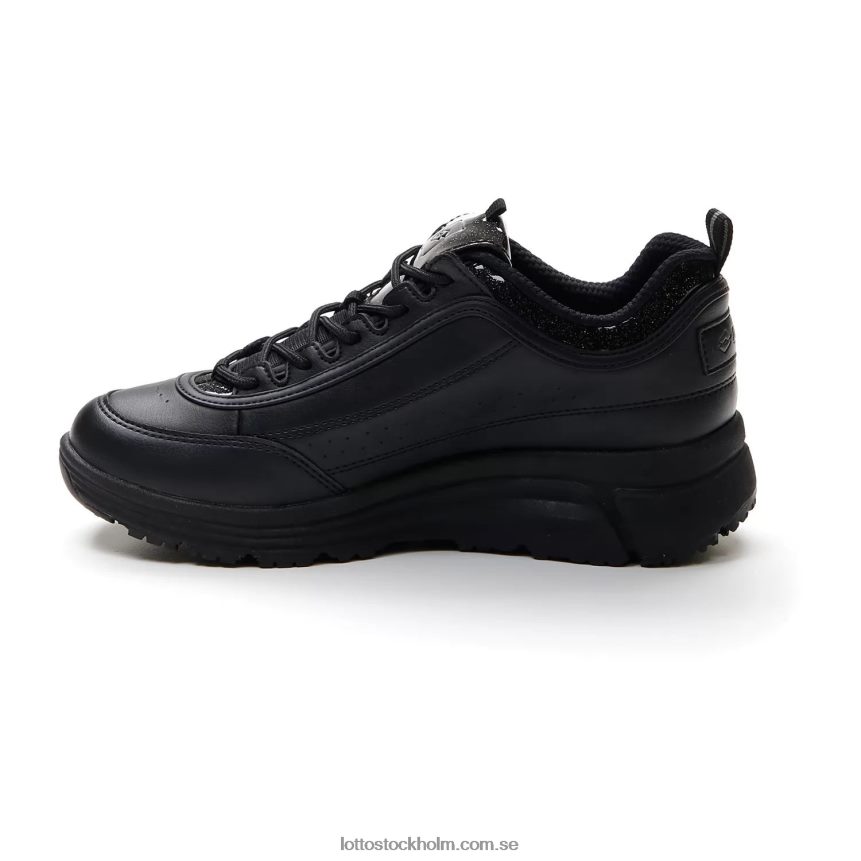 kvinnor love ride prime iii glitter w Lotto helt svart/tyngdkraftstitan D8R684726