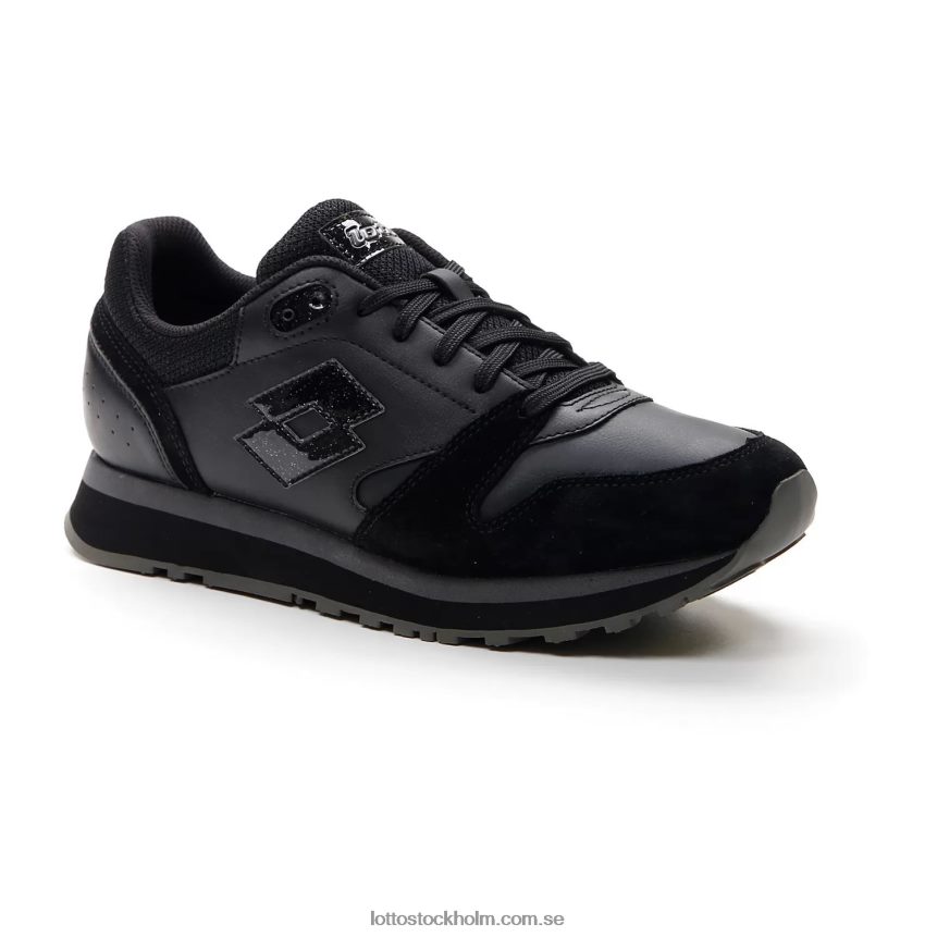 kvinnor tränare wedge iii w Lotto helt svart/tyngdkraftstitan D8R684737