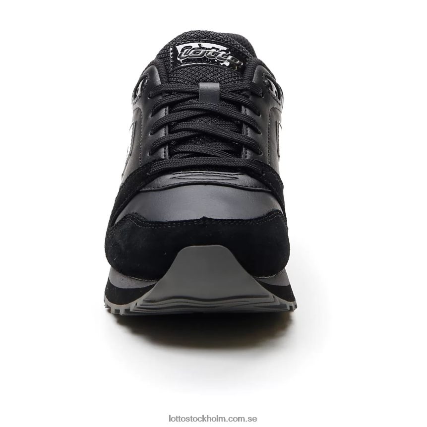 kvinnor tränare wedge iii w Lotto helt svart/tyngdkraftstitan D8R684737