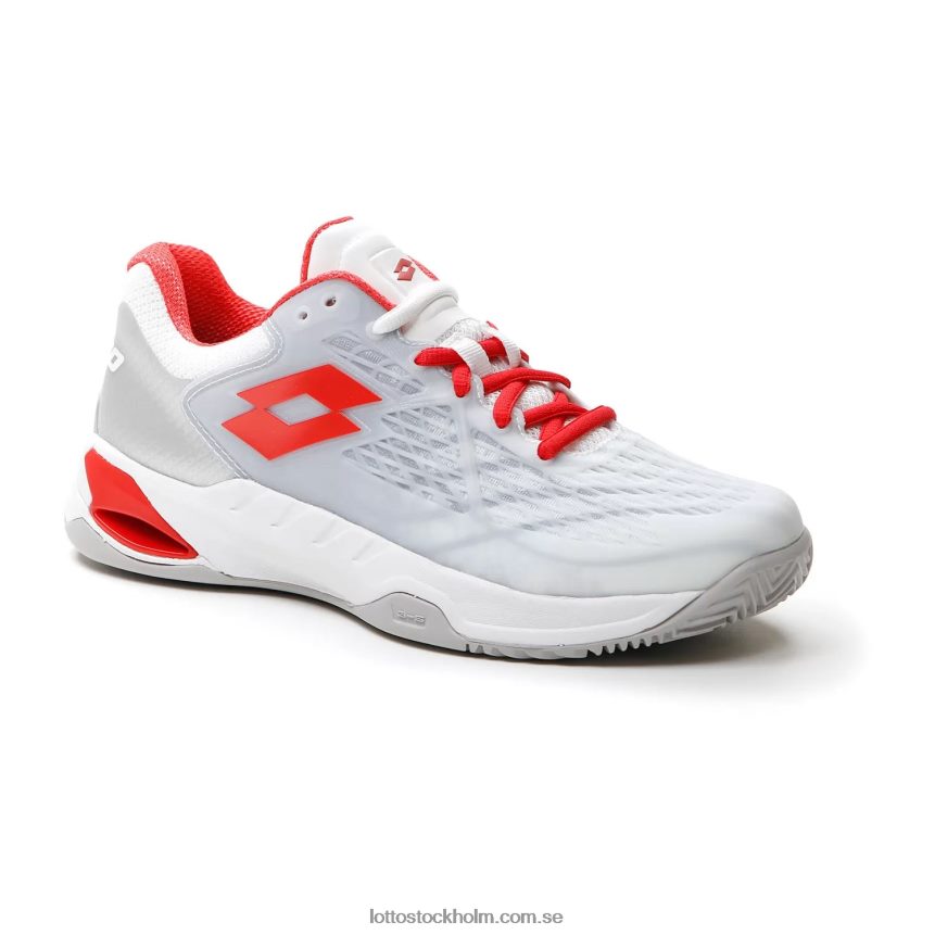 kvinnor mirage 100 cly w Lotto helt vit/röd vallmo D8R684752