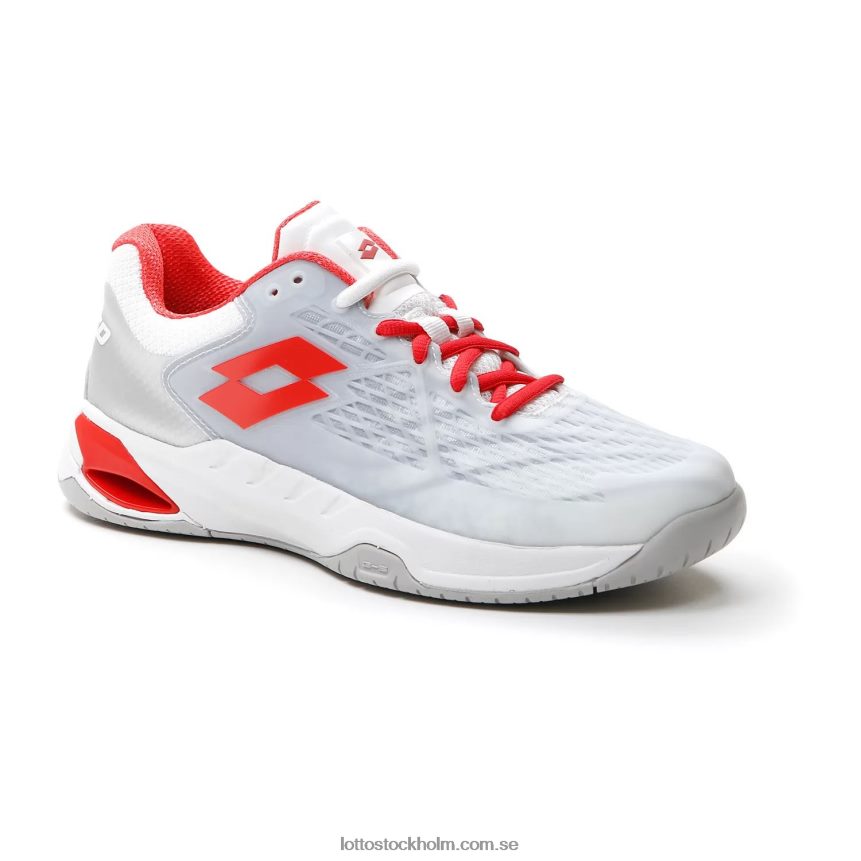 kvinnor mirage 100 spd w Lotto helt vit/röd vallmo D8R684753