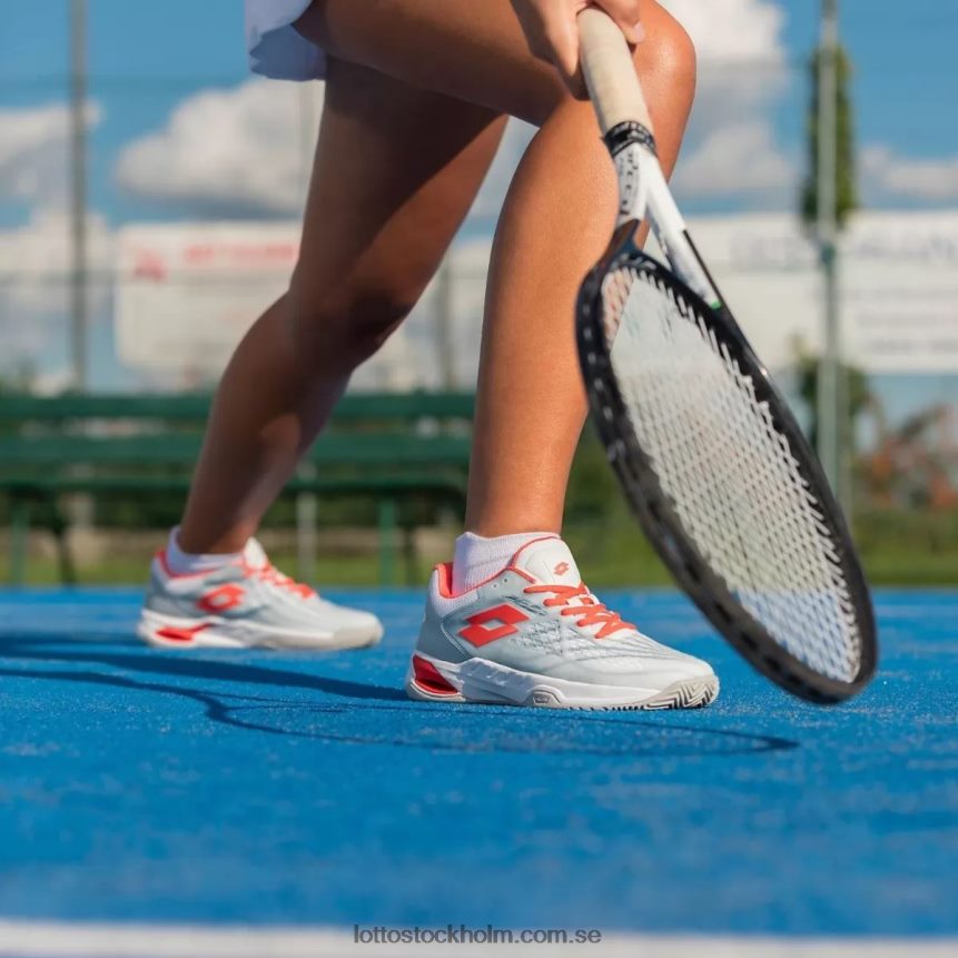 kvinnor mirage 100 spd w Lotto helt vit/röd vallmo D8R684753