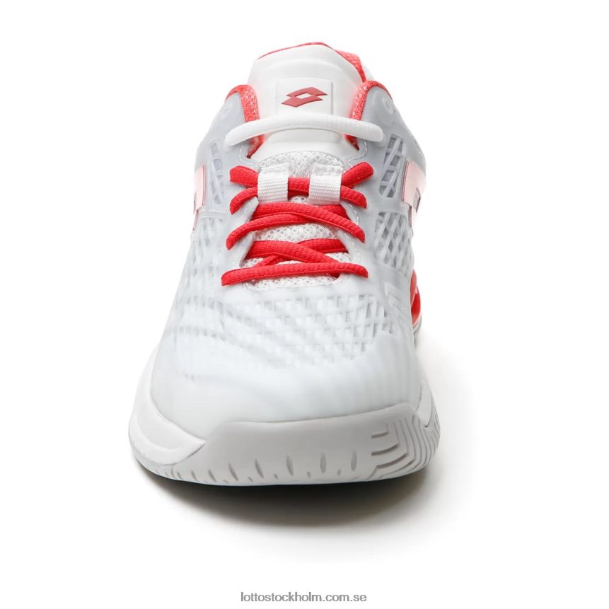 kvinnor mirage 100 spd w Lotto helt vit/röd vallmo D8R684753