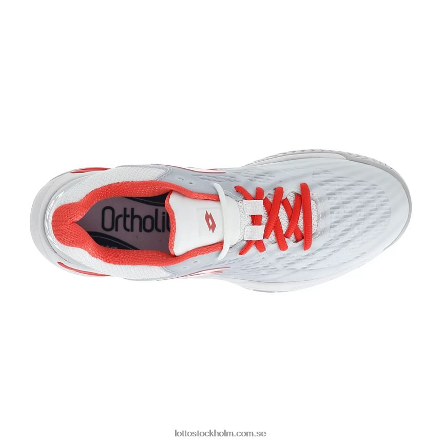 kvinnor mirage 100 spd w Lotto helt vit/röd vallmo D8R684753