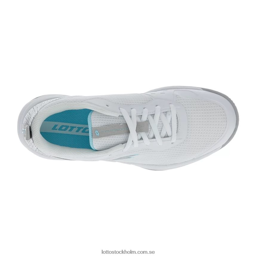 kvinnor mirage 600 alr w Lotto helvit/silver metall 2/blått paradis D8R684772