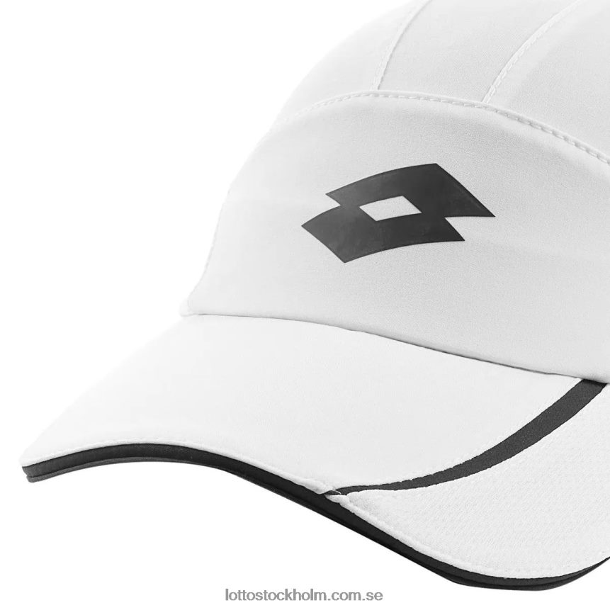 kvinnor tenniskeps Lotto ljus vit/helsvart D8R6841033
