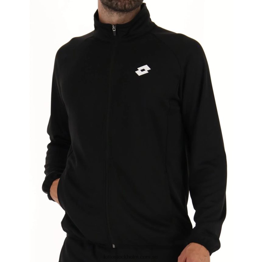 män svart multisportjacka Lotto helt svart D8R6841297