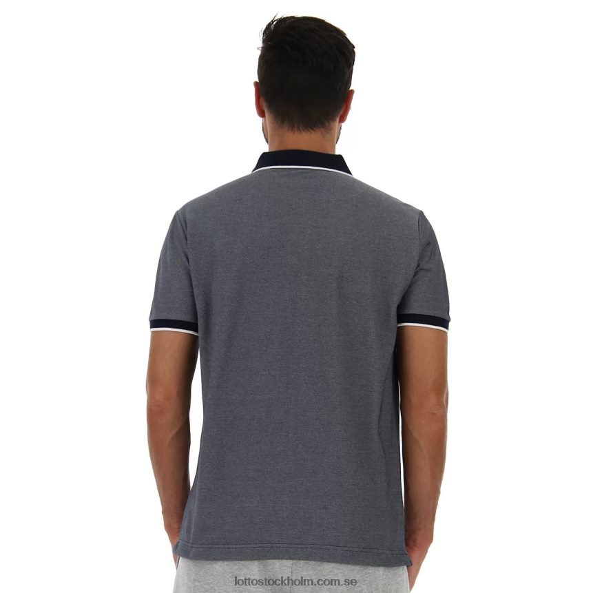 män polo firenze pq Lotto marinblå/briljantvit D8R684575