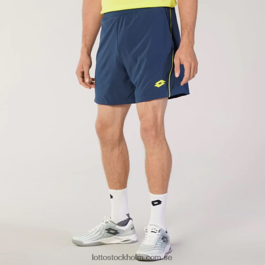män blå superrapida shorts Lotto mörk denim/syragul D8R6841287