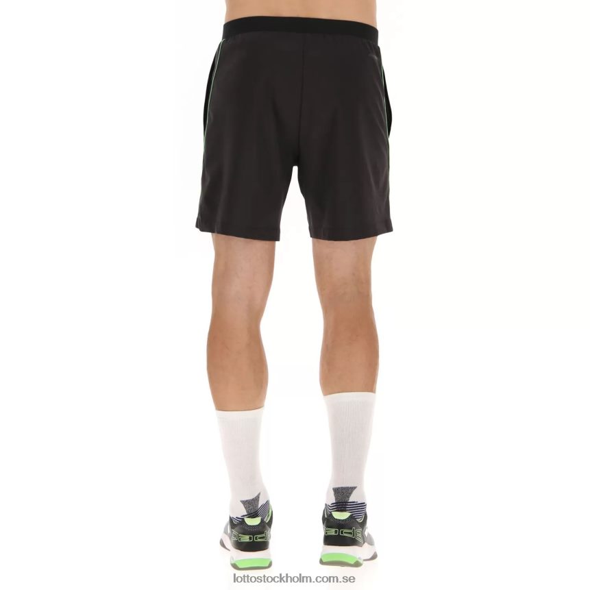 män superrapida v kort Lotto helt svart/grönt äpple neo D8R684624