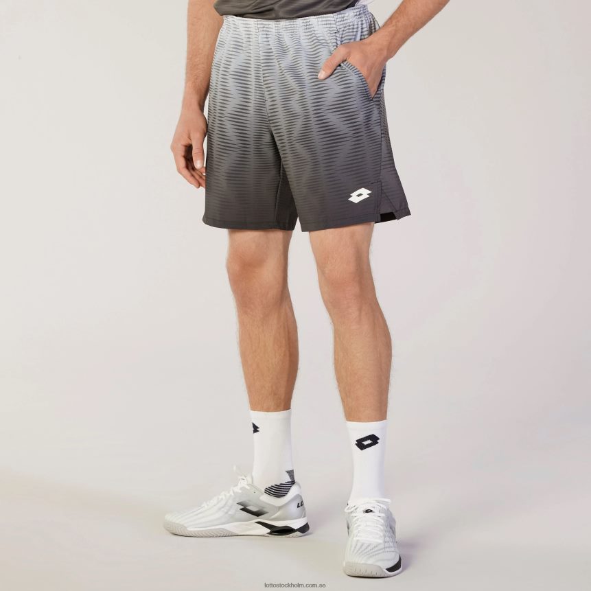 män svart/vit topp tio 7\'\' shorts Lotto allt svart/ljust vitt D8R6841286