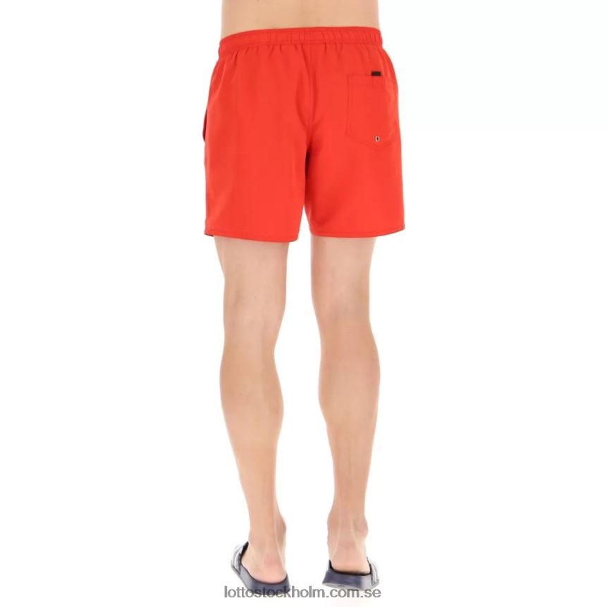 män kort strand grundläggande Lotto låga röd D8R684636