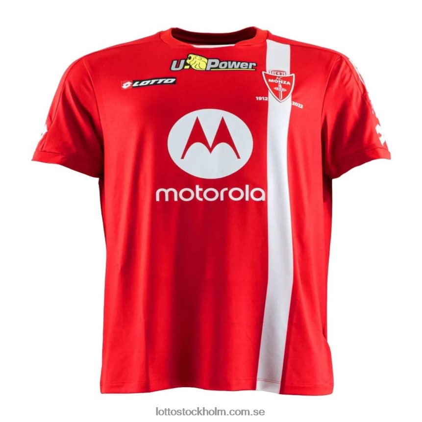 män ac monza hem 22/23 autentisk Lotto låga röd D8R684640
