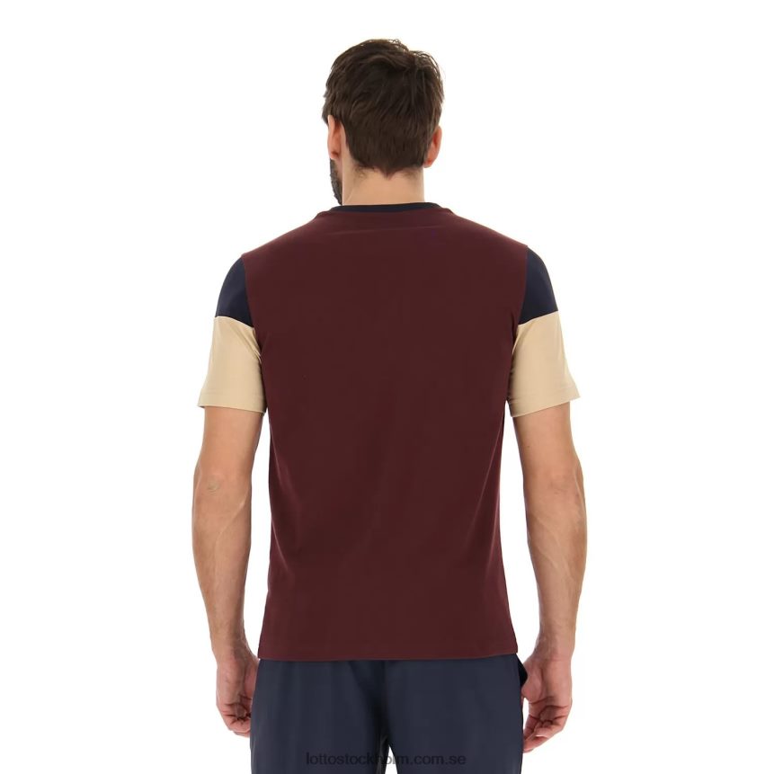 män athletica lg iii tee bck js Lotto vingård dk röd D8R684383