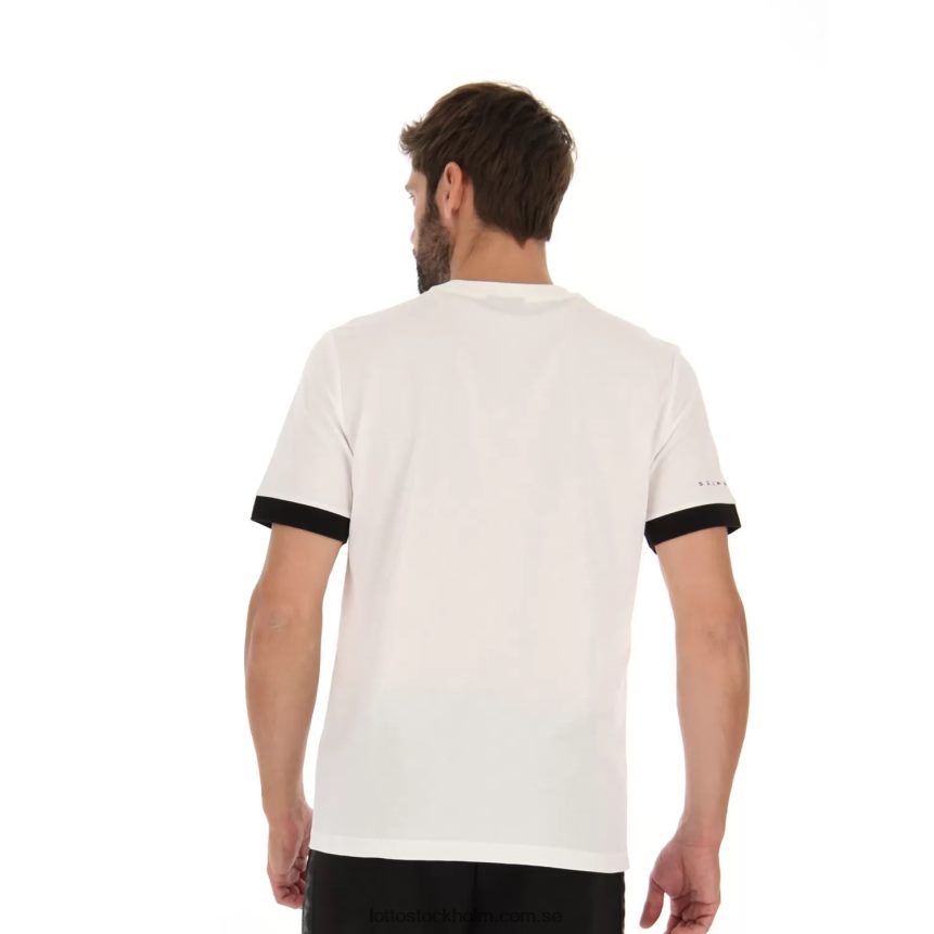 män atletica classic v t-shirt Lotto godis vitt D8R684389