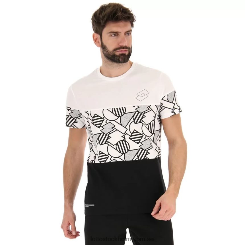 män atletica prime t-shirt Lotto helt svart D8R684391