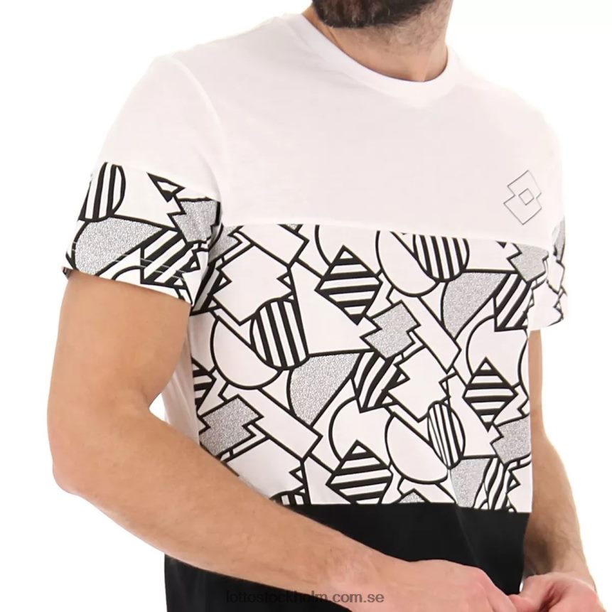 män atletica prime t-shirt Lotto helt svart D8R684391