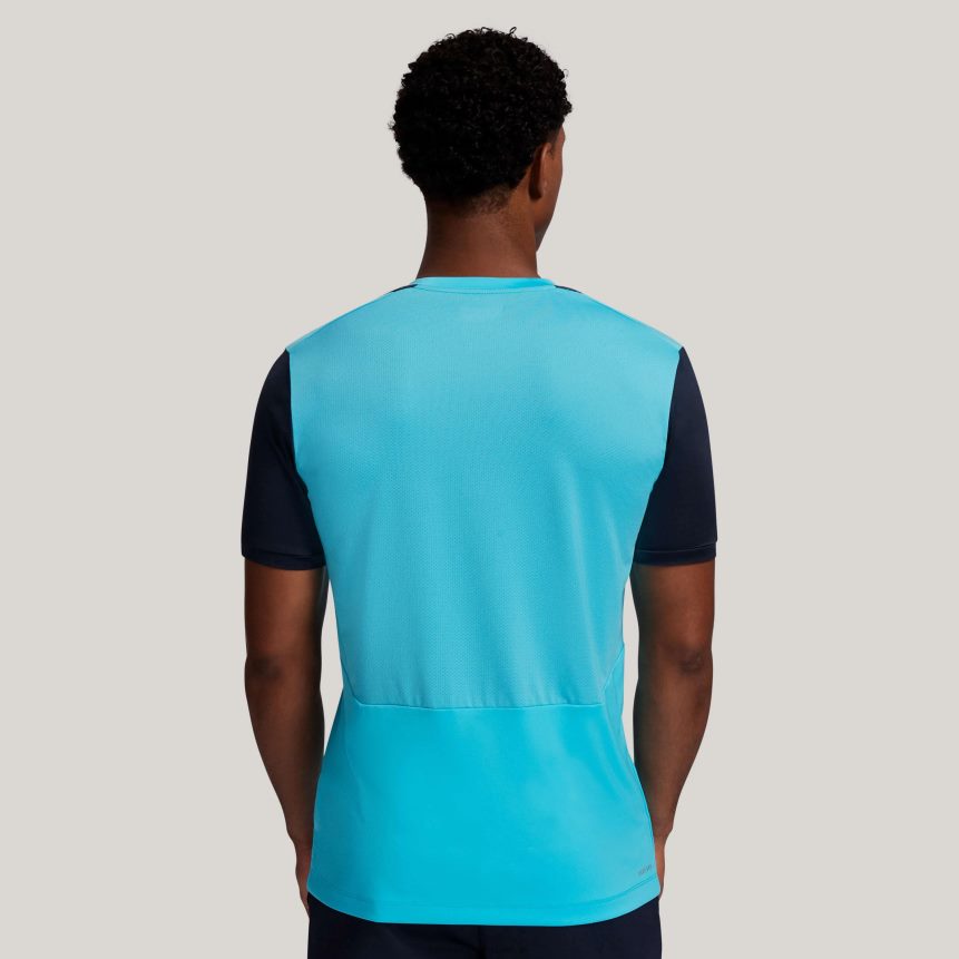 män blå topp tio tee Lotto blå atoll/marinblå D8R6841263